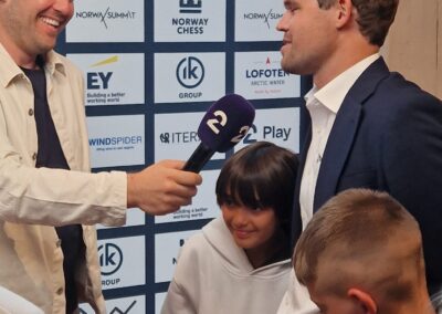 niños de León en el Norway Chess