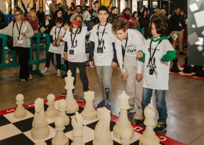 torneo de ajedrez reciclado