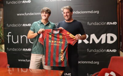 La Fundación RMD acoge la presentación de Jaime Vázquez como nuevo jugador de la Cultural y Deportiva Leonesa